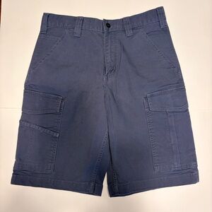 Carhartt BS3542-M Rugged Flex Canvas Cargo Work Shorts Gray Men’s 30